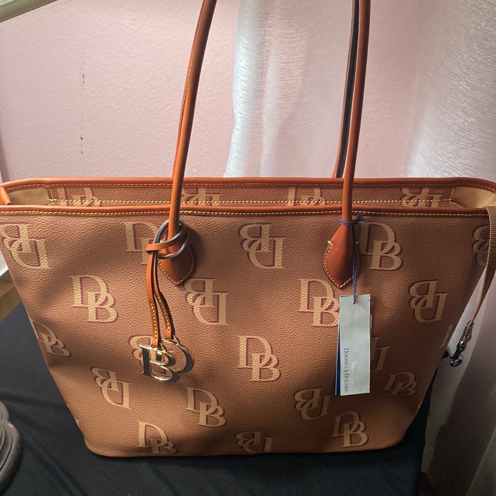 Dooney and bourke leather tote.